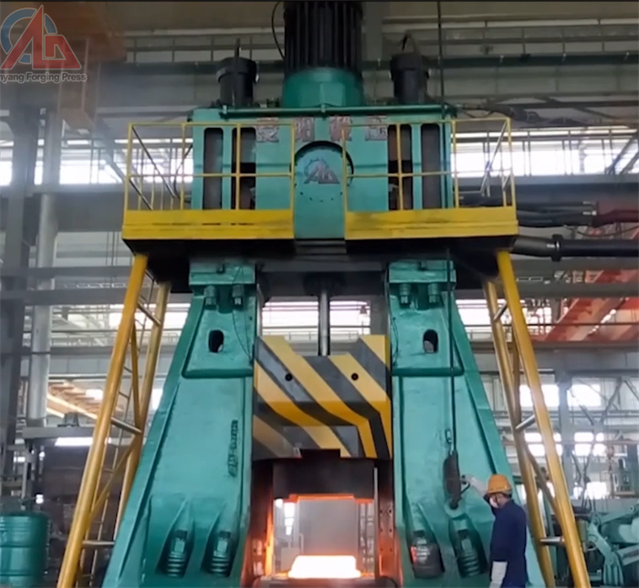 Open die forging machine