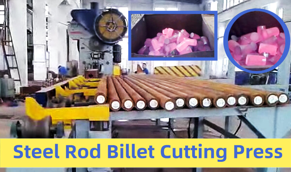 Steel Rod Billet Cutting Press / Billet Shearing Machine For Sale
