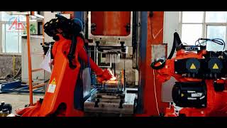 Electric screw press production line demonstration in China