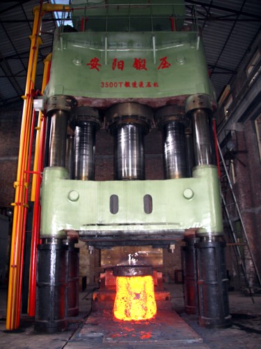 Hydraulic open die forging press works in Xi’an