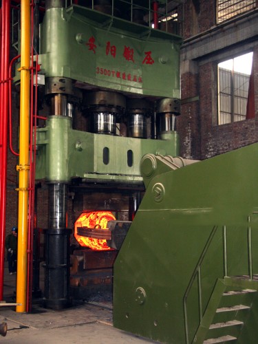 Hydraulic open die forging press works in Xi’an