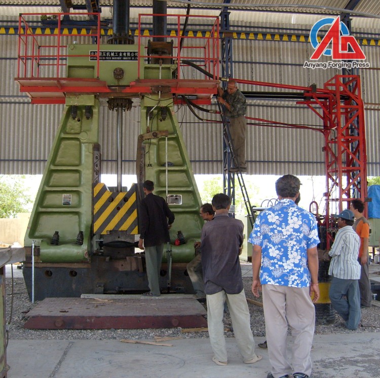 Fully Hydraulic Closed Die Forging Hammer exported to India