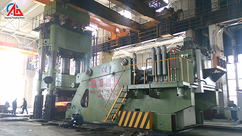 3150 ton free forging press with manipulator for forging production in Russia
