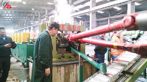 ZQ series hot rolled steel ball production line workshop rolling steel balls in Iran