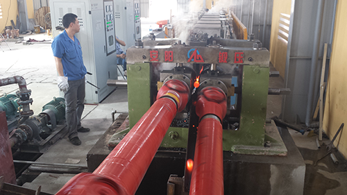 ZQ50 skew rolling production line for steel grinding ball forging process and parameters