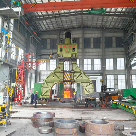 C66Y series hydraulic double-arm open forging hammer workshop forging