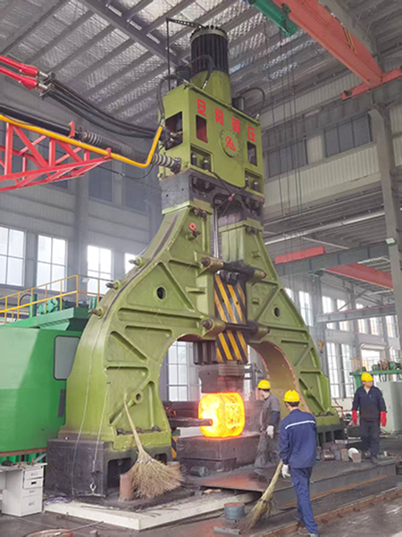 C66Y series hydraulic double-arm open forging hammer workshop forging