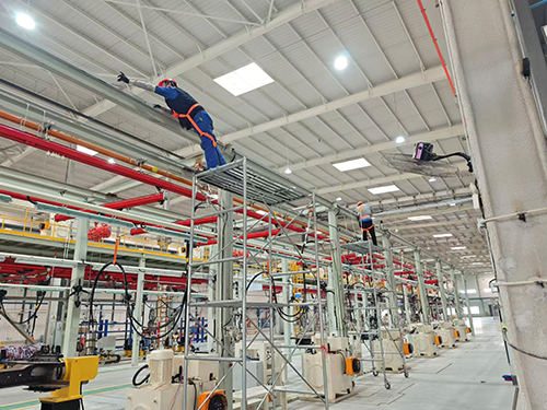 Frame riveting machine production line features and price