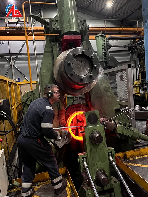 D51 vertical ring rolling machine exported to Russia